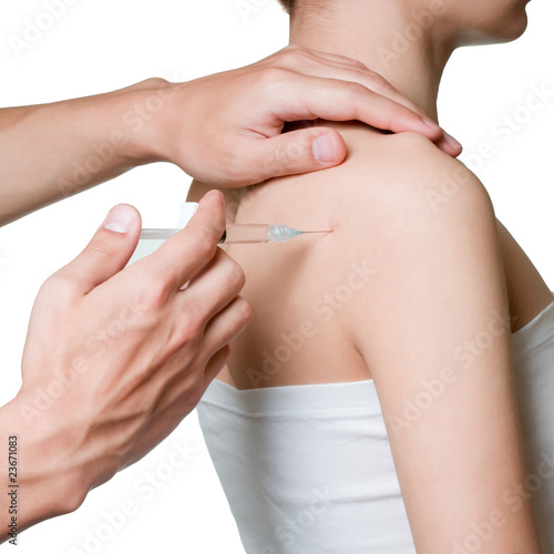 Photo: intra-articular injection intra-articular injection