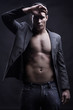 Vogue style photo of a young man