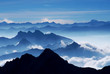 Traumpanorama (Blick von Zugspitze)-View from Mt Zugspitz Traumpanorama (Blick von Zugspitze)-View from Mt Zugspitz