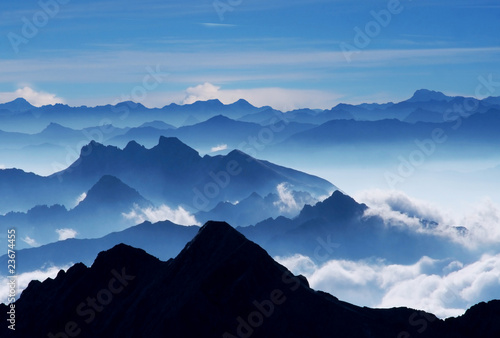 Foto: Traumpanorama (Blick von Zugspitze)-View from Mt Zugspitz Traumpanorama (Blick von Zugspitze)-View from Mt Zugspitz