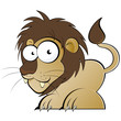 löwe cartoon lustig maskottchen wild