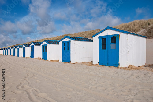 Foto: Strandhütten auf Texel Strandhütten auf Texel