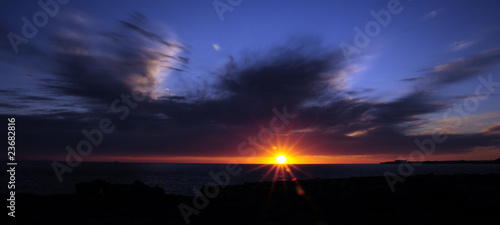 Photo: Evening sunset Evening sunset