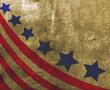 USA flag in style