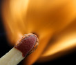 macro of a match - fantastic detail