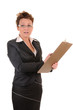Confused business woman