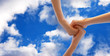 Hands on the sky