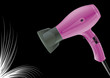 The dryer for packing of hair. The dryer for packing of hair.