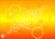 Fond visuel orange
