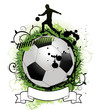 Grunge soccer design Grunge soccer design