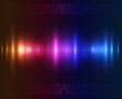 Abstract lights - colored vector background