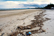 the garbage on the beach in thailand