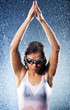 Young woman swimmer