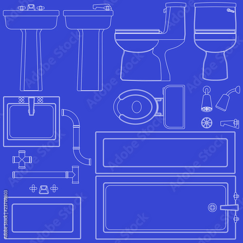 Standard Bathroom Fixtures on Blueprint Bathroom Fixtures    Daevid  23708803   See Portfolio