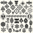 Vintage elements set
