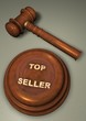 Gavel with TOP SELLER