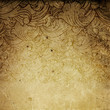 Aged vintage background with floral ornament elements. Aged vintage background with floral ornament elements.
