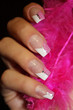 nails with feather