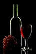 Red wine with grapes Red wine with grapes