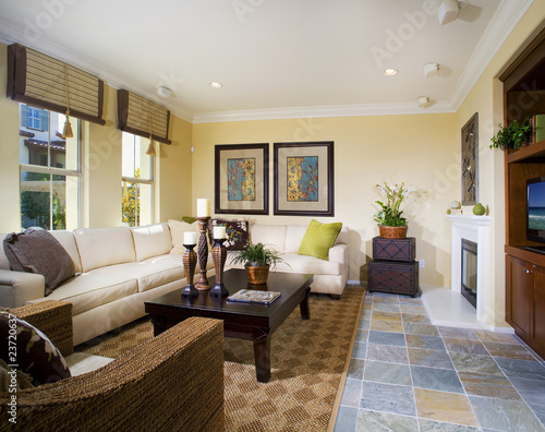 Photo: Sectional Sofa in Living Room Sectional Sofa in Living Room