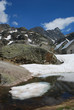 Refuges in the border of Artouste lake Refuges in the border of Artouste lake