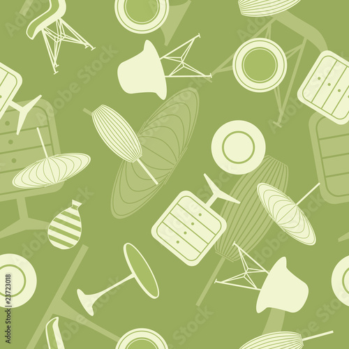 Vector: Abstract seamless furniture pattern Abstract seamless furniture pattern