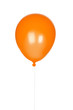 Orange balloon inflated Orange balloon inflated
