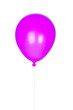 Purple balloon inflated Purple balloon inflated