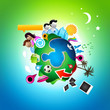 Busy Social Planet