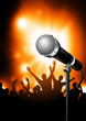 Microphone On Stage Microphone On Stage