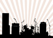 Instrument on big stage