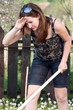 Digging in the garden