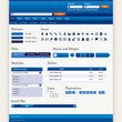 Web Design Elements 1 (Blue Theme) Vector Web Design Elements 1 (Blue Theme) Vector
