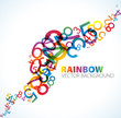 Abstract background with numbers Abstract background with numbers