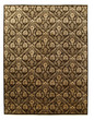 fragment of Iranian carpet with floral patterns fragment of Iranian carpet with floral patterns