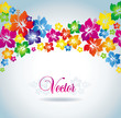 Hibiscus. Colorful background. Hibiscus. Colorful background.