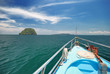 Cruising to the island