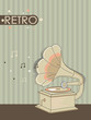 retro gramophone