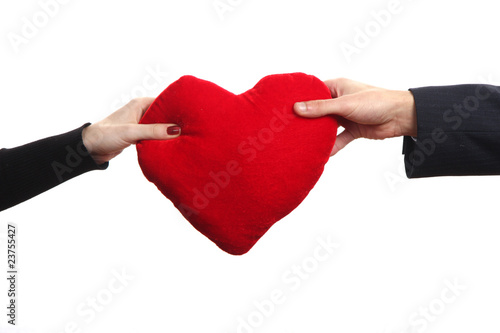Photo: love symbol in hands love symbol in hands