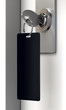 Door lock with key and keyring