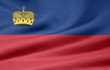 Foto: Flagge von Liechtenstein Flagge von Liechtenstein