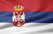 Flagge von Serbien