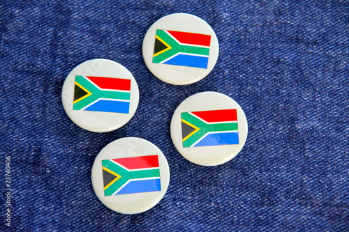 Drapeau de l'afrique du sud sur jeans Drapeau de l'afrique du sud sur jeans