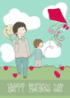 happy father`s day greeting card happy father`s day greeting card