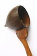 To draw drinking water from a coconut shell To draw drinking water from a coconut shell