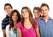 Group of casual people