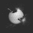 explosion balle de golf