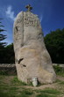 menhir christianisé de Saint Uzec, trégastel,perros,bretagne