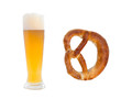 Hefeweizen und Bretzel