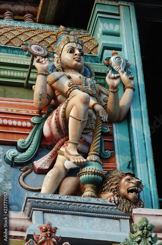 Photo: Vishnu - Supreme God in the Vaishnavite tradition of Hinduism Vishnu - Supreme God in the Vaishnavite tradition of Hinduism